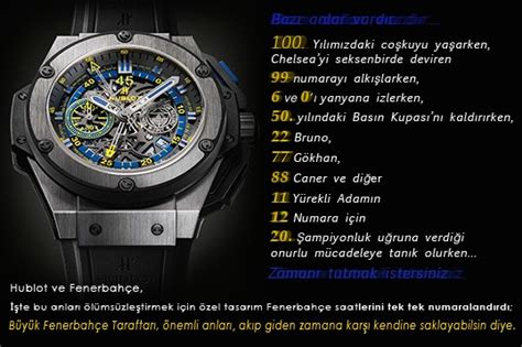 hublot fenerbahçe|FENERBAHÇE VE HUBLOT MARKASININ PRESTİJ .